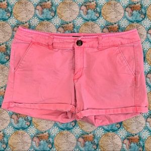 AE outfitters Pink distressed Hot Pink Shorts